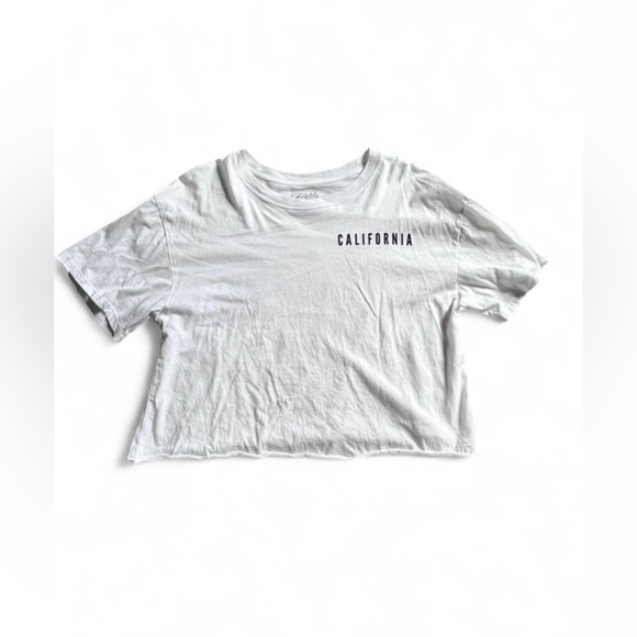 Cold Crush White California Tee Cropped - Picture 3 of 3